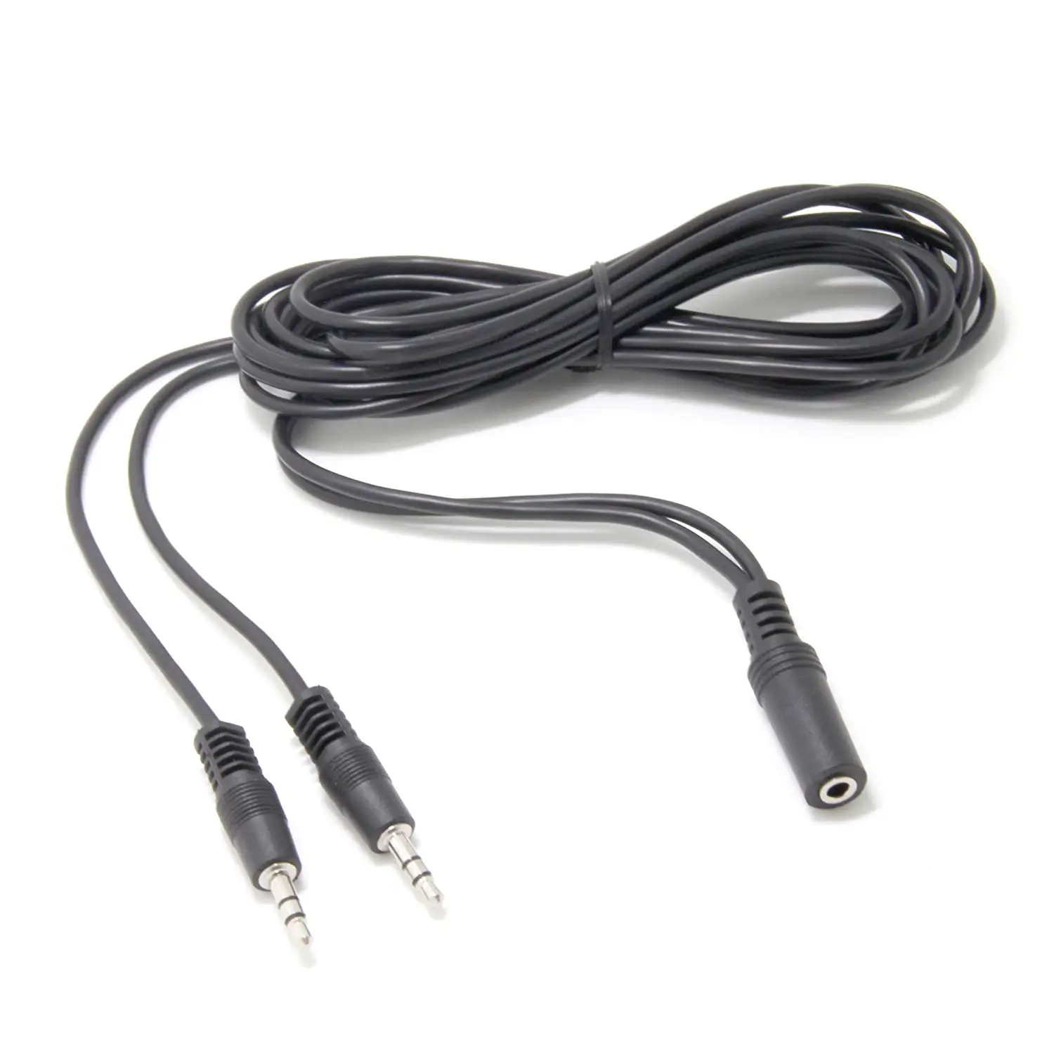 stuk weekend medeklinker Right Angle Aux Cable 1 To 2 Stereo Splitter Cable 3.5mm Stereo Audio Y  Splitter 2 Female To 1 Dual Male Cable Adapter - Buy 3.5mm Splitter  Cable,Y-splitter Audio Cable,3.5mm Splitter Cable
