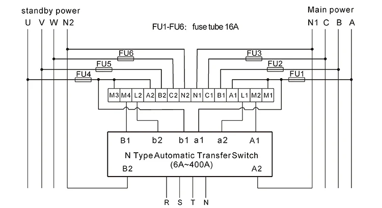 Socomec Motorised Changeover Switch Wiring Diagram