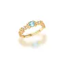 Jewellery Maker Sterling Apetite Gemstone Custom 925 Silver Ring With Blue Stone