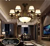Glass Material and E27 Light Source modern chandelier