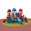 children outdoor playground equipment big slides for sale(OKXBS001)