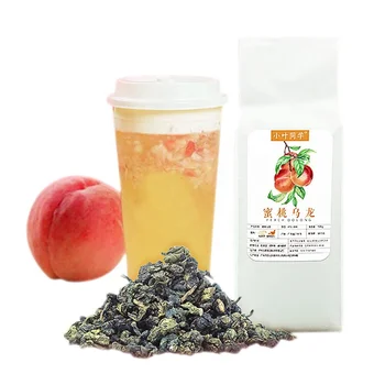 Oem Uk Organic Instant Peach Oolong Tea Flavors Pearl Milk Bubble Tea