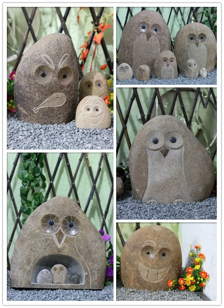 Garden Owl Stone Carving - Buy Stone Carving,Stone Owl,Animal Statues ...