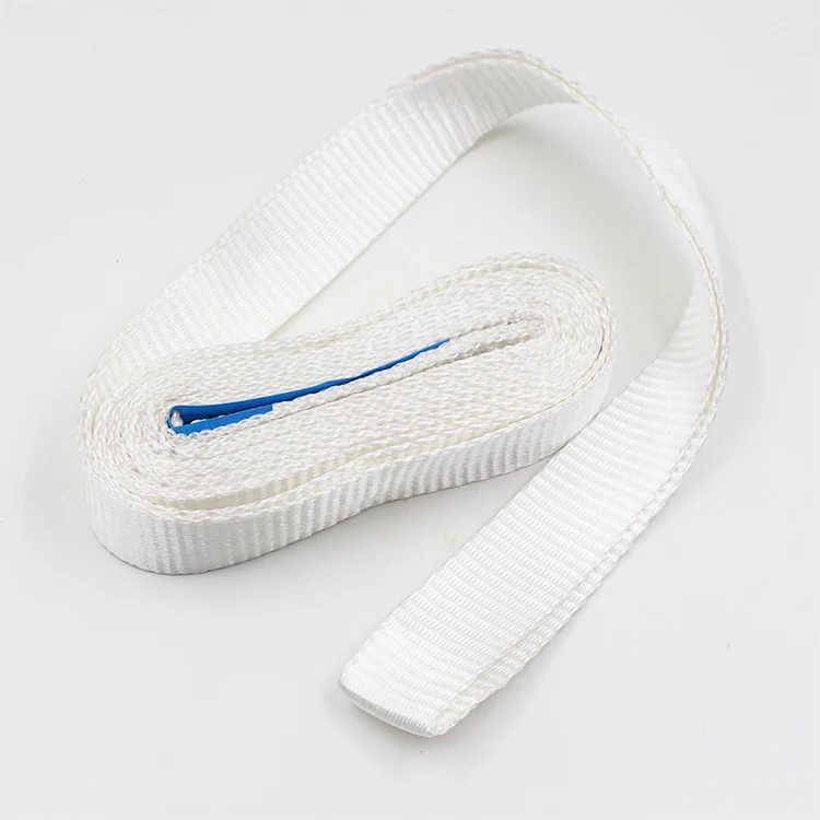 4 Ton 120mm Width White Polyester Endless One Way Flat Webbing Sling ...