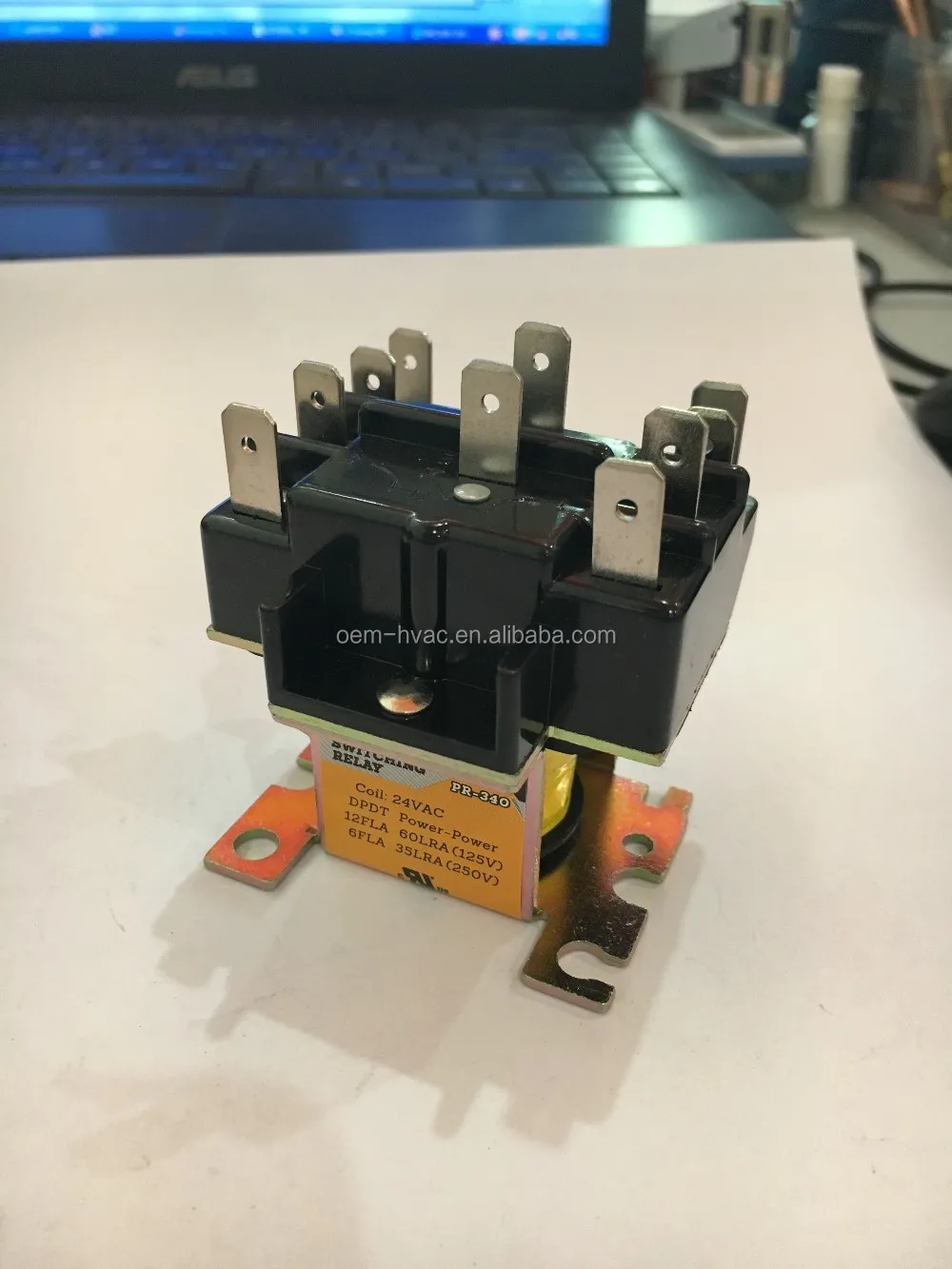 2 Pole Switching Relay Dpdt 24v Ul Fan Relay Pr340 Buy Fan Relay