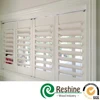 PVC plantation clear view inside window shutter
