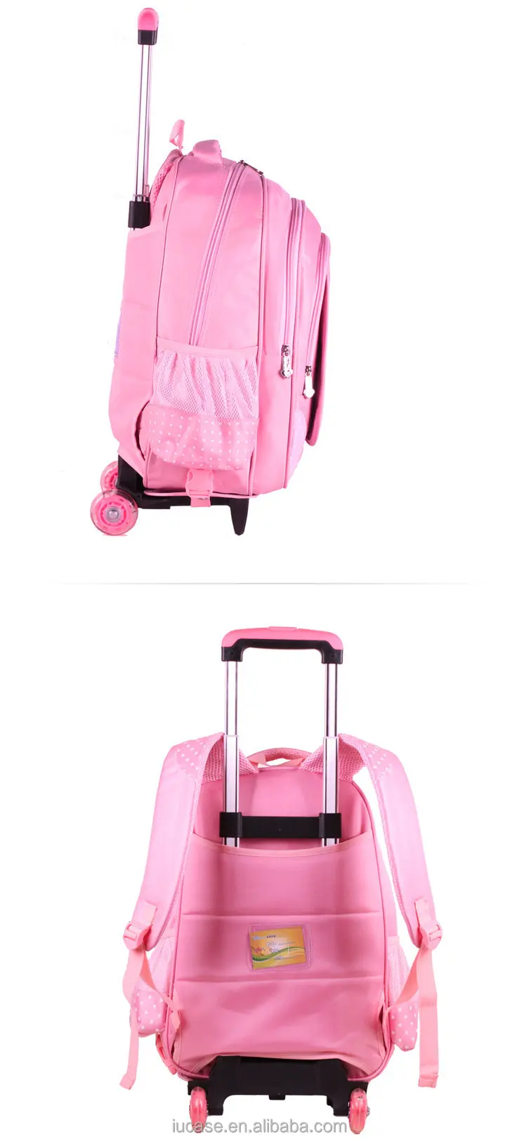 School Backpack Schoolbag With Wheeled Trolley Hand Buy School