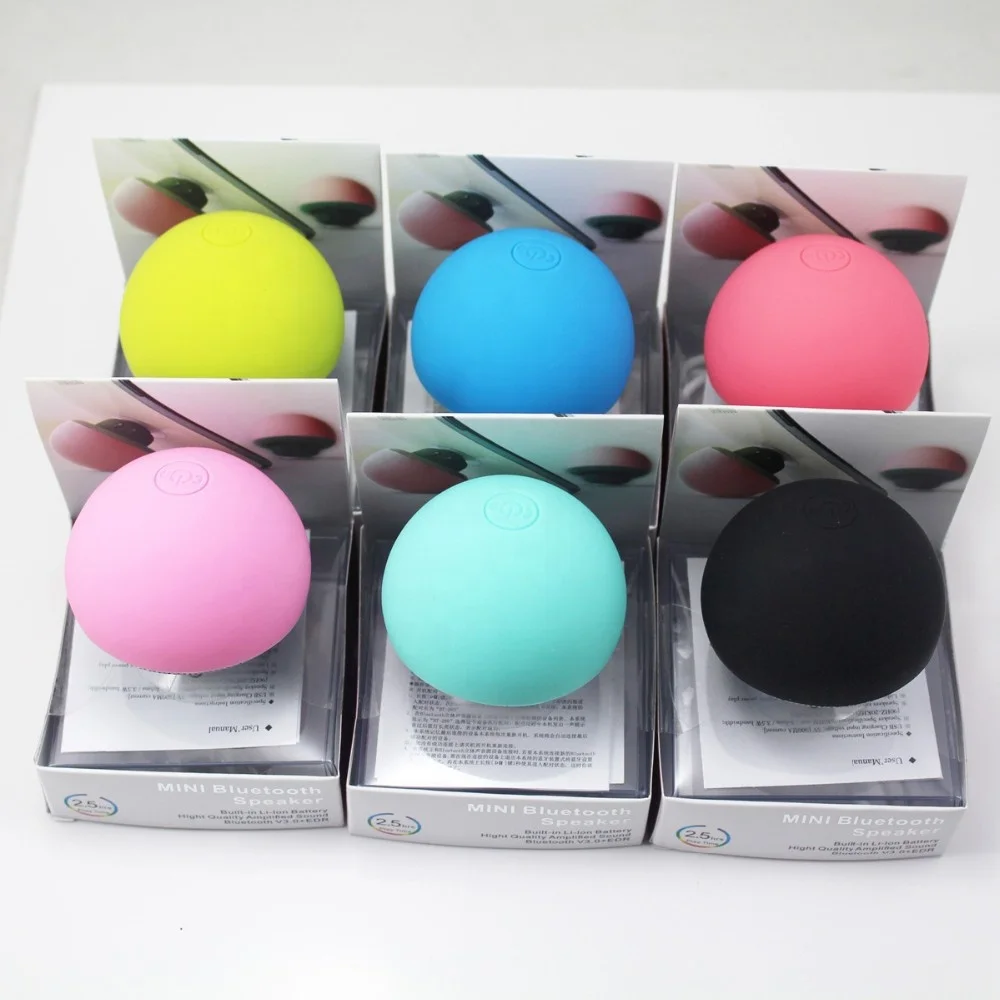 Factory wholesale round mushroom waterproof mini speaker with suction cup portable wireless bluetooth shower speaker promotion - ANKUX.COM