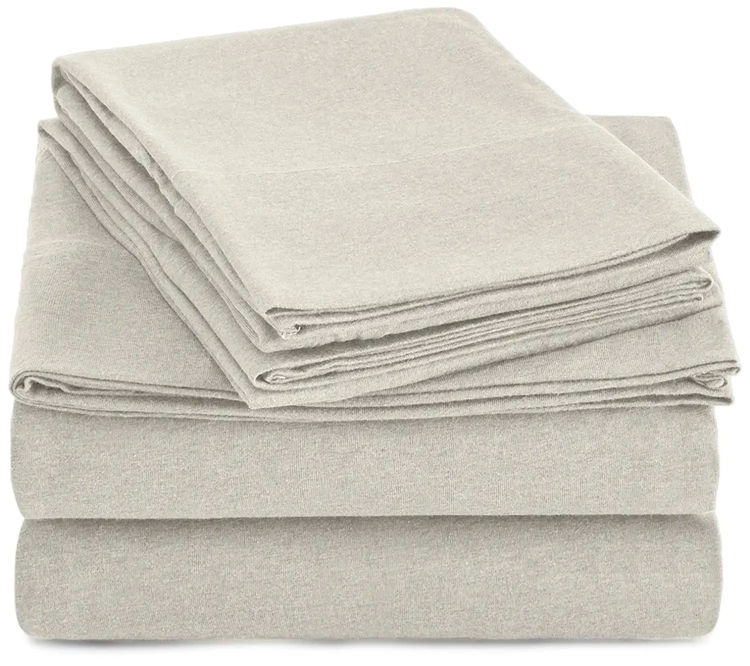 Super Soft Breathable Heather Jersey Oatmeal Sheet Set Buy Super Soft