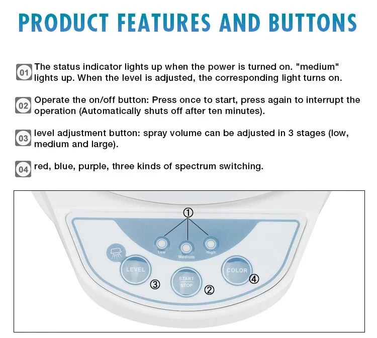 Trending New oxygen hydrogen beauty machine with led therapy / skin care oxygen hydrogen jet