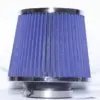 Universal2.5"Open Top Air Intake/Turbo Filter Blue Fit for Honda Mazda Toyota BMW