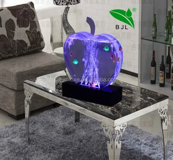 Le Shape Led Water Bubble Fountain Mini Indoor Le Shape Led Water Bubble Fountain Mini