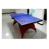 Super Luxury Indoor Red Rainbow 25mm MDF Table 210kgs Tennis Table For Large Gymnasium