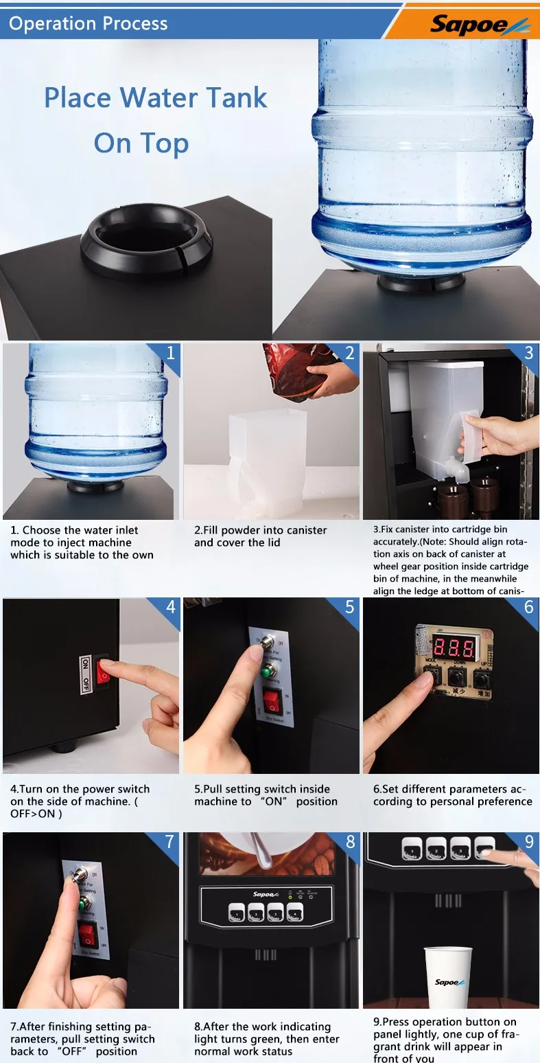 Alibaba auto 2 drinks commercial milk hot chocolate fruit drink dispenser machine