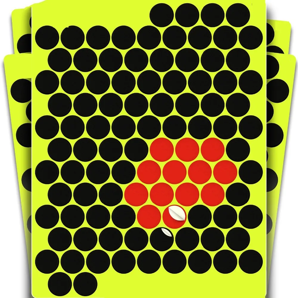 Adhesive Splatter Target Stickers Cover Up Patches For Shooting Targets 3/4" Reactive Peel And