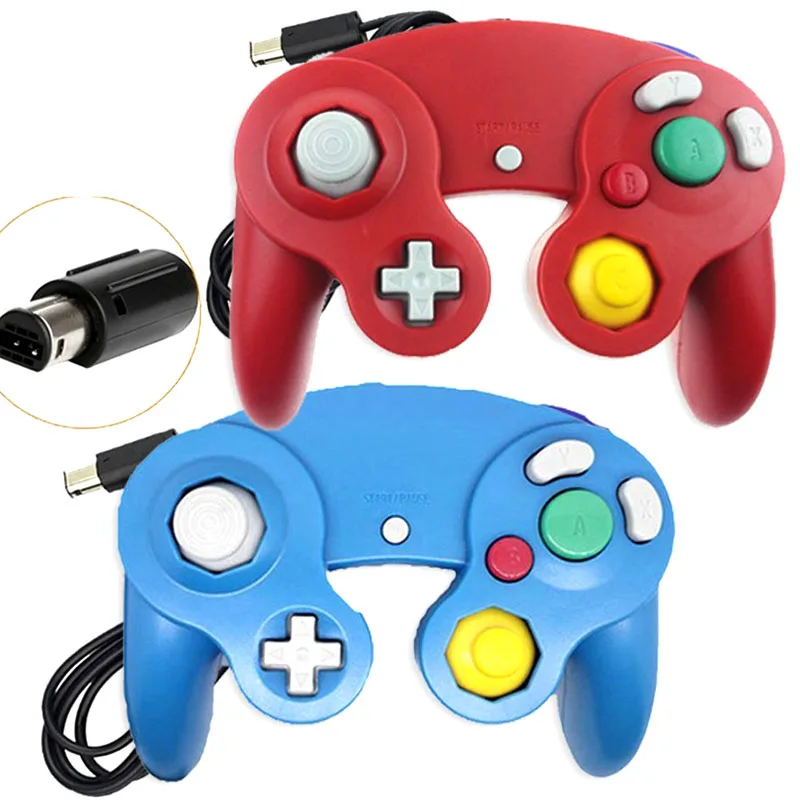 New Gc Wired Game Controller For Nintendo Ngc Gamecube Gc Joystick