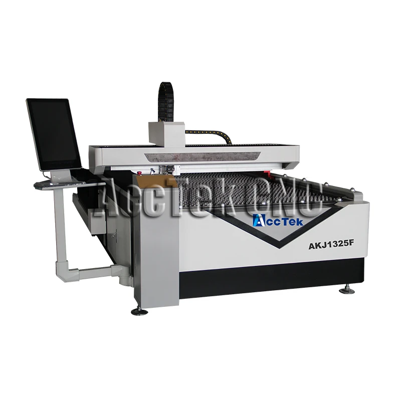 Jinan Acctek fiber laser cutter metal laser cutting cnc machine AKJ1325F