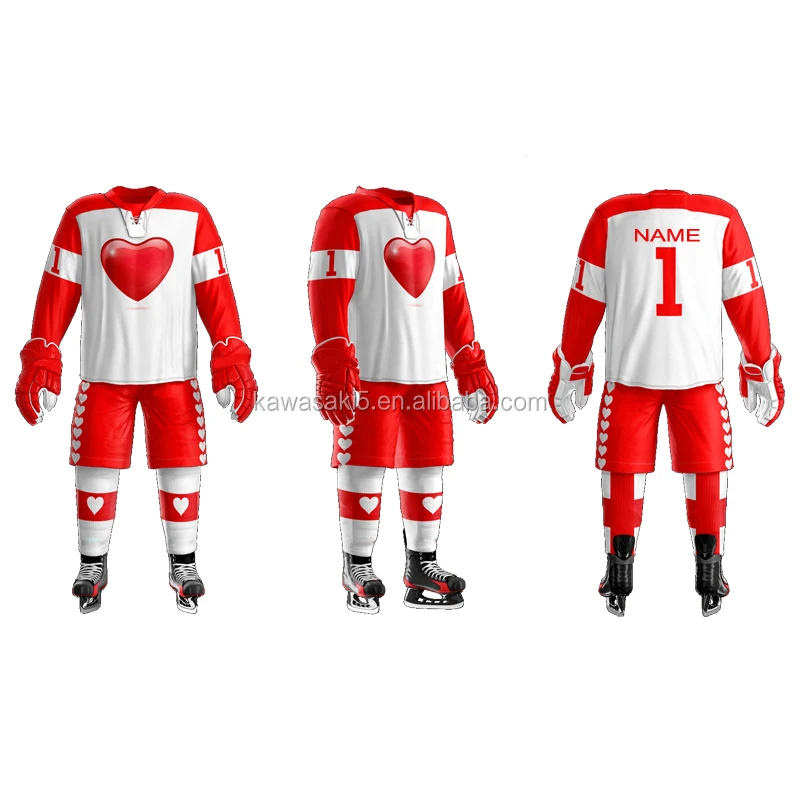 15 Custom Sublimated Team Ice Hockey Jerseys w/ Free Design $40/ea Youth  & Adult