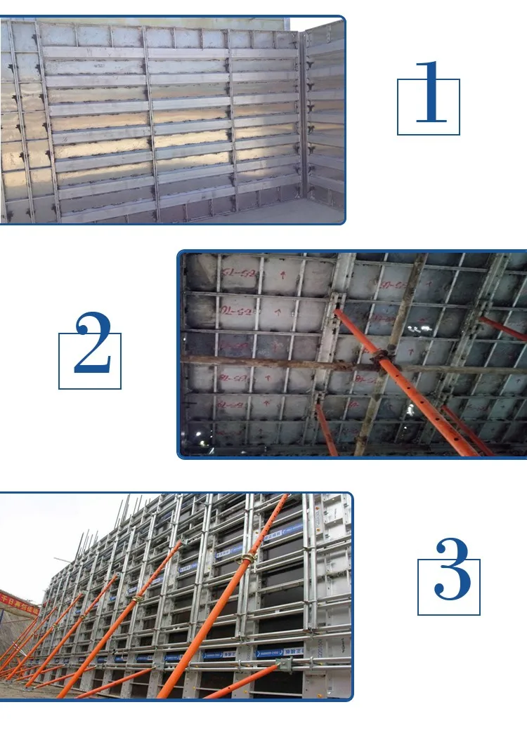 Good Stability Wall Formwork Light Weight Aluminum Formwork Best Price Concrete Column Forms