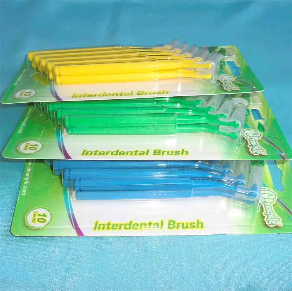 Angle,L,F Dental Disposable Interproximal Toothbrush,Interdental Brush
