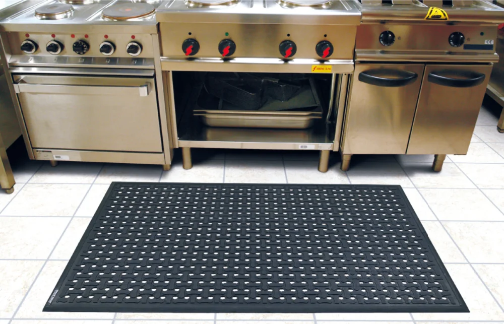 Anti Fatigue Rubber Mats With Holes Drain Water Anti Slip Buy Rubber
