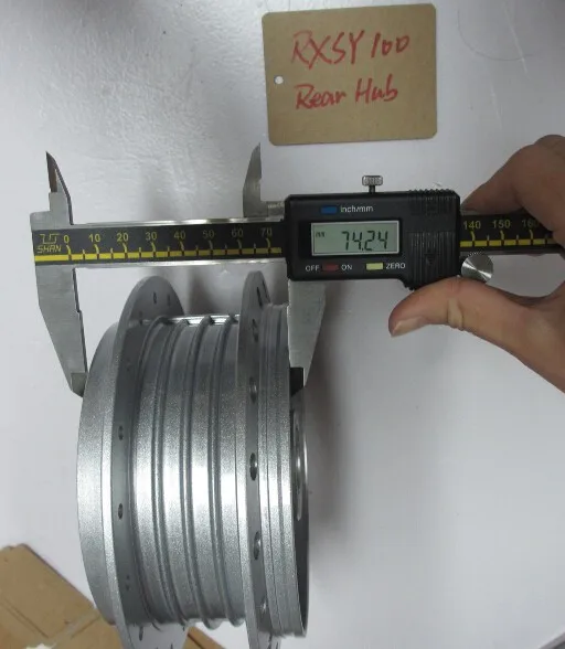 Hot motorbike parts rear RXSY 100 motorcycle wheel hub