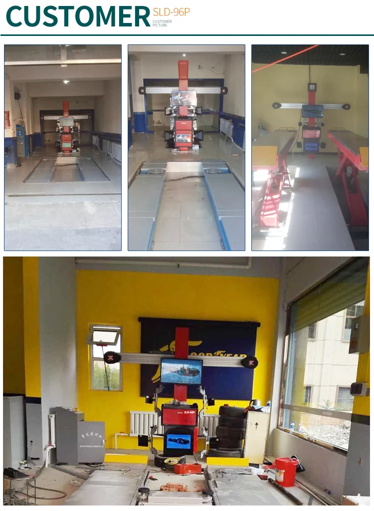 Sld96p Wheel Alignment Equipment Truck 3d 4 Wheel Alignment Machine