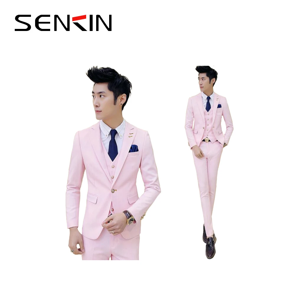 pink suit design for men