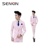 2018 Latest Design Men's Custom Made Wedding Blazer Pink Tuxedo Suit OEM