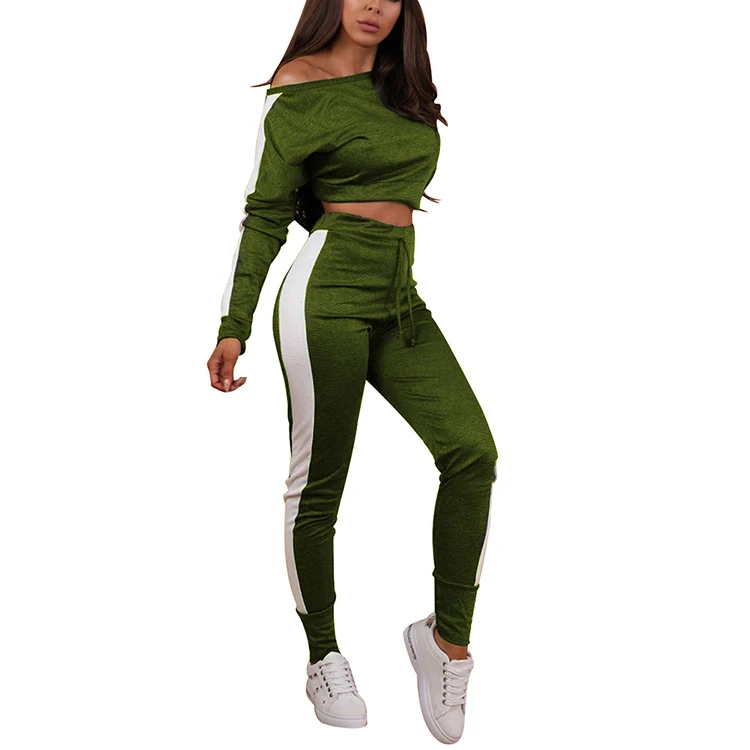 womens green sweatsuit