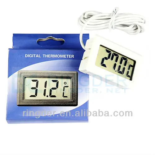 Mini Digital Thermometer Solar LCD Display Water Temperature Sensor Probe  Digital Thermometer with 1m Probe - China Mini Thermometer, Digital  Thermometer