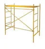 Galvanized Painted Ladder H Frame walk through scaffolding frame for Building