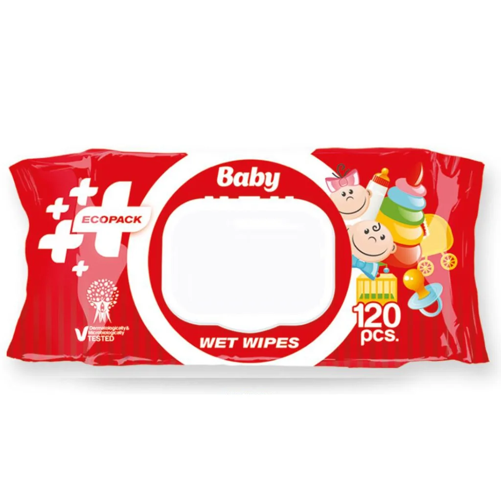 Thick& Soft Material Baby Fresh Wipe With Vitamins,Extra 120 Counts