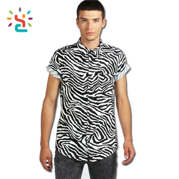 zebra print overshirt