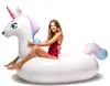 Promotional giant inflatable unicorn pool floats for adult and kids