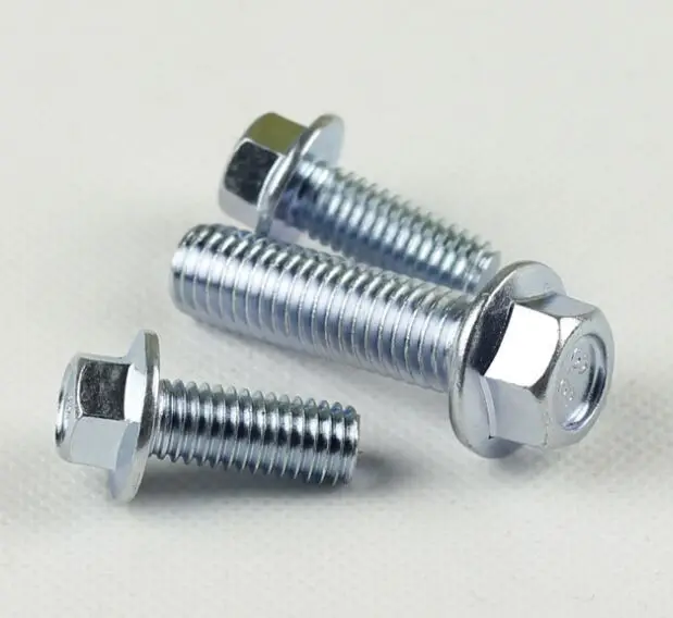 Boulon En Titane M12 Tête Hexagonale à Embase - Filetage 1.25/1.5mm, Longueurs 30-90mm, Grade 5, Revêtement PVD - Pour Voiture/moto
