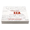 2018 reusable retangular flap cardboard pizza food box custom printed