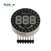 High quality Customized with round shape common anode five color LED seven segment display