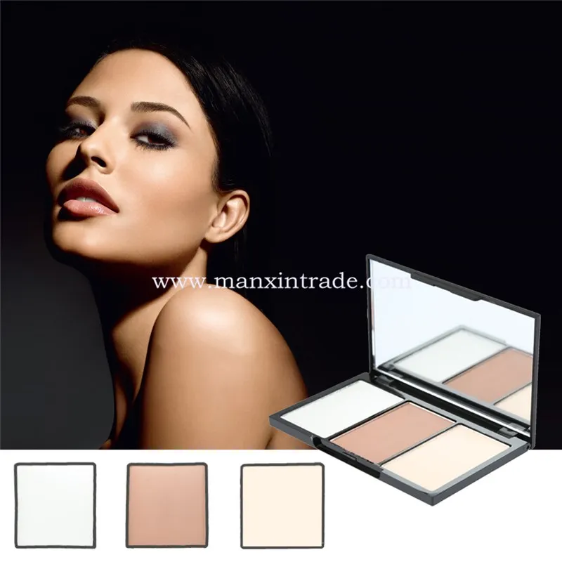 MUSIC FLOWER Makeup Cosmetics Face Contour Kit Highlighter Palette Pressed Powder.jpg
