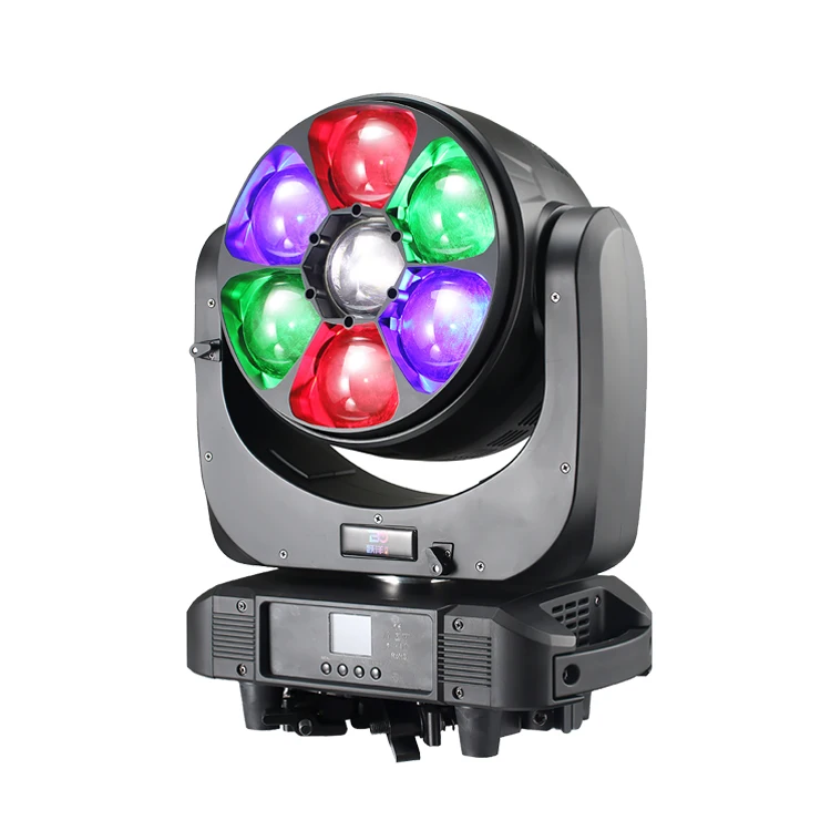 Factory direct sales party /wedding / stage light pro led 7*60w rgbw 4-in-1 led big bee eye zoom moving-head light for concerts