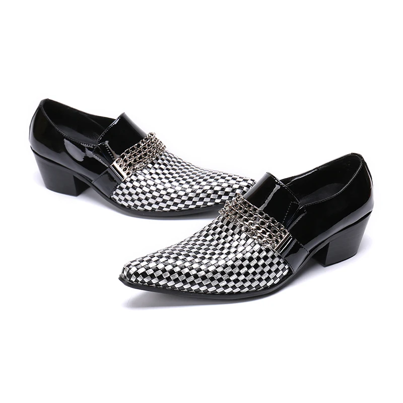 Na132 Italian Style Luxury Men Shoes Genuine Leather Pointed Toe Men ...