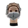 Black PE packing activated carbon face mask OEM cheap active nose wire for