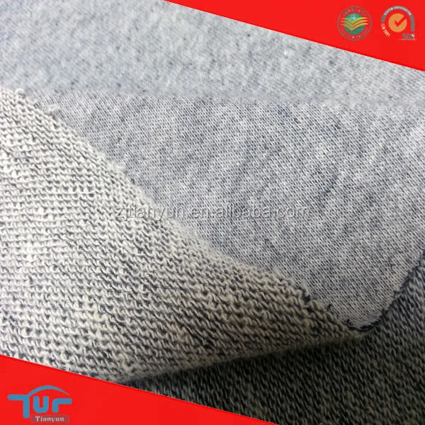 65 Cotton 35 Polyester French Terry Baby Terry Cloth Fabric For Jackets