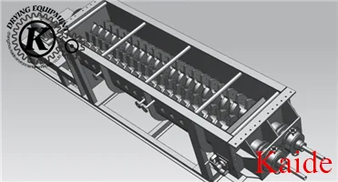 double cone rotary vacuum drying unit with blades
