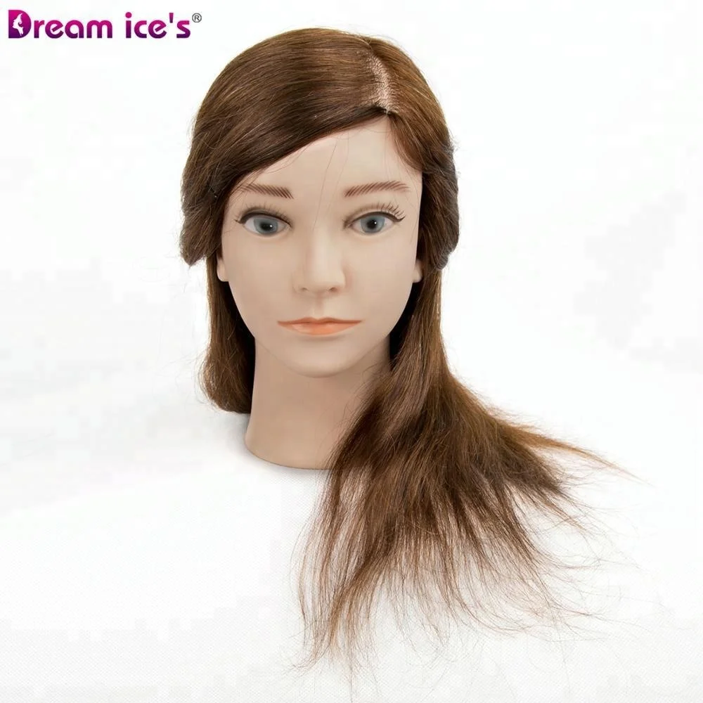 824inch Hairdresser Mannequin With Human Hair Training Heads Doll