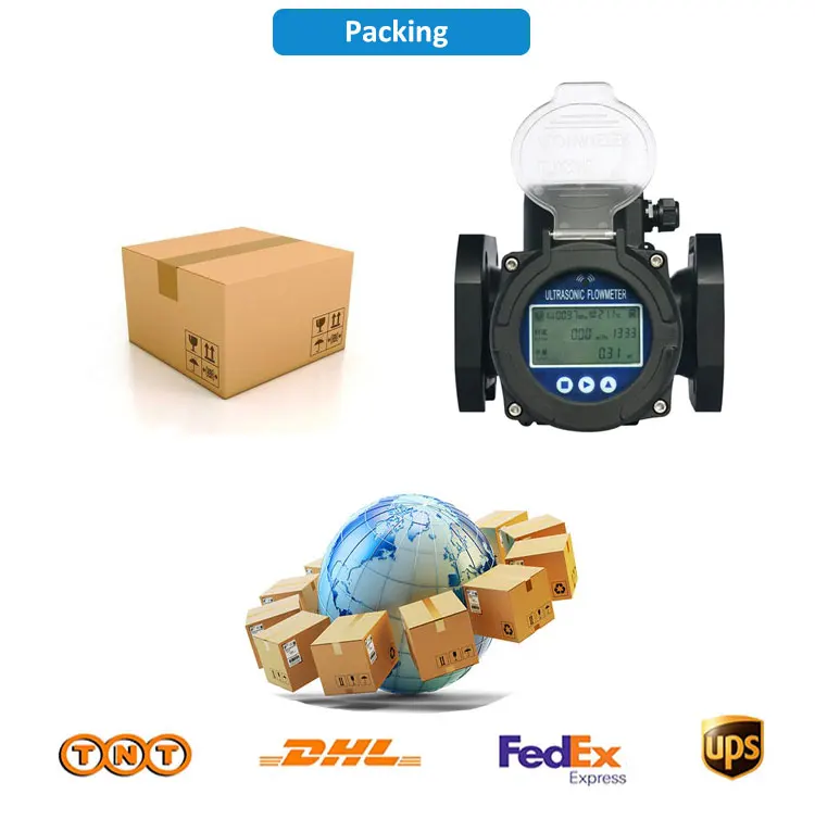 Analog Output 4 20mA Ultrasonic Natural Gas Flow Meter - ANKUX.COM