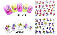 2016 Hot Sale Sale Nails Manicure 2 Sheet Xfxf 3d Gilded Stickers Affixed Nail Polish Does