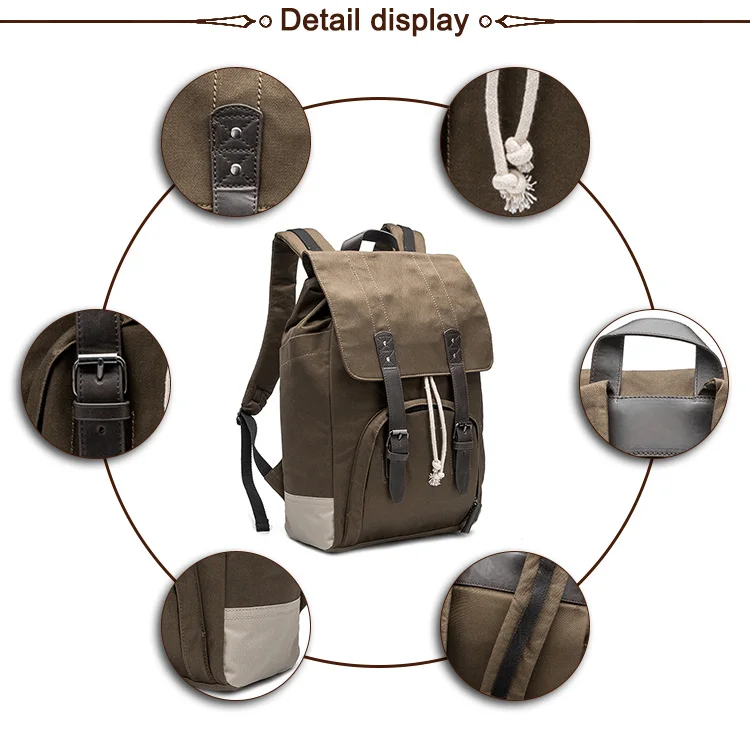 China Wholesale Custom Design Printed Fashion Casual Eco Friendly Drawstring Laptop Bag Outdoor Backpack