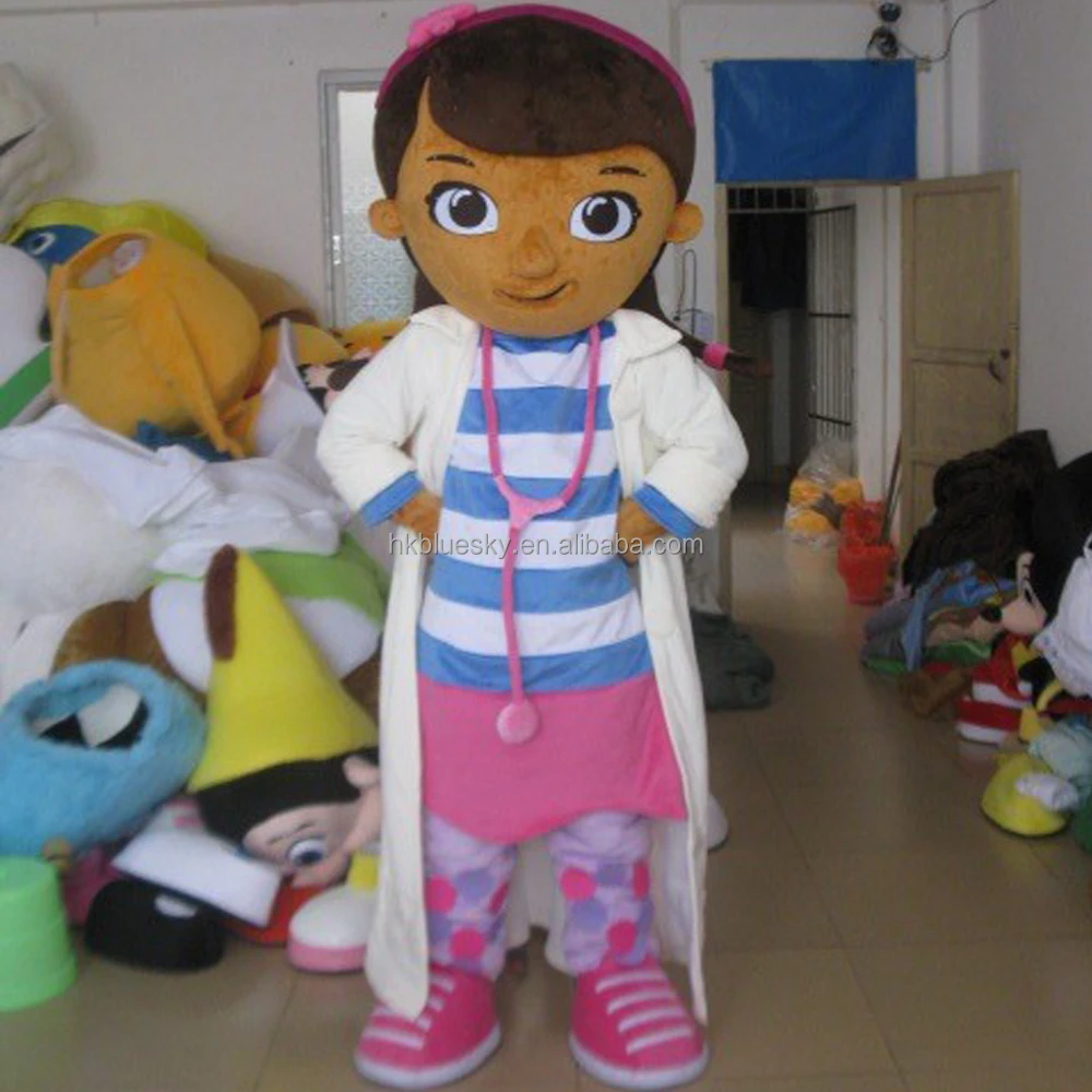Adult Doc Mcstuffins Costume - Funtoys Mascot Fun!, حجم الصورة 1000x1000