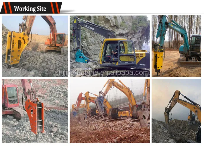 Soosan SB43 hydraulic breaker for mini excavator